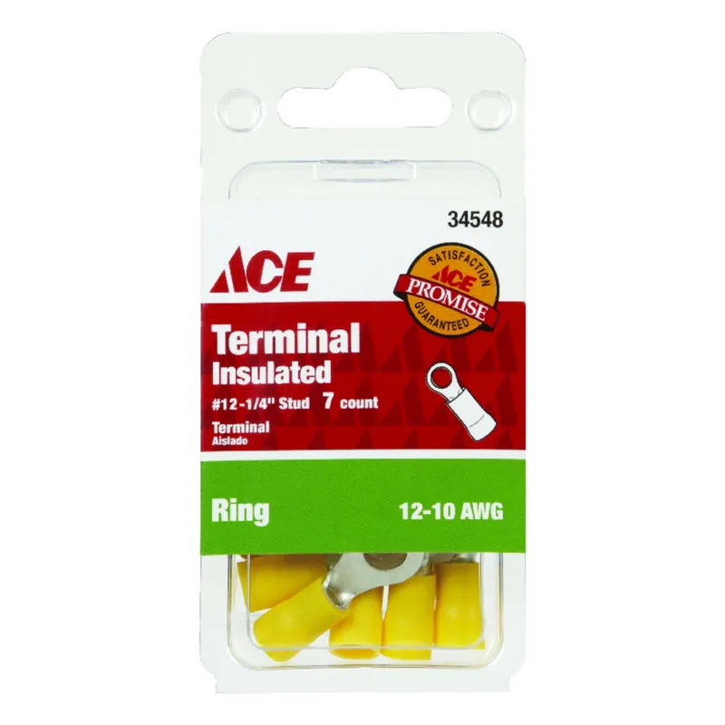Ace Insulated Wire Ring Terminal 7 Pk