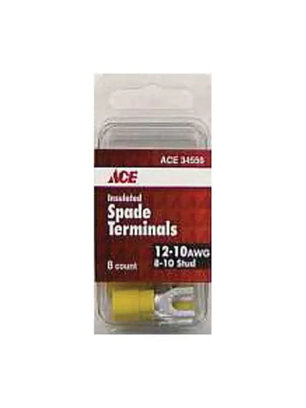 Ace Insulated Wire Spade Terminal 8 Pk