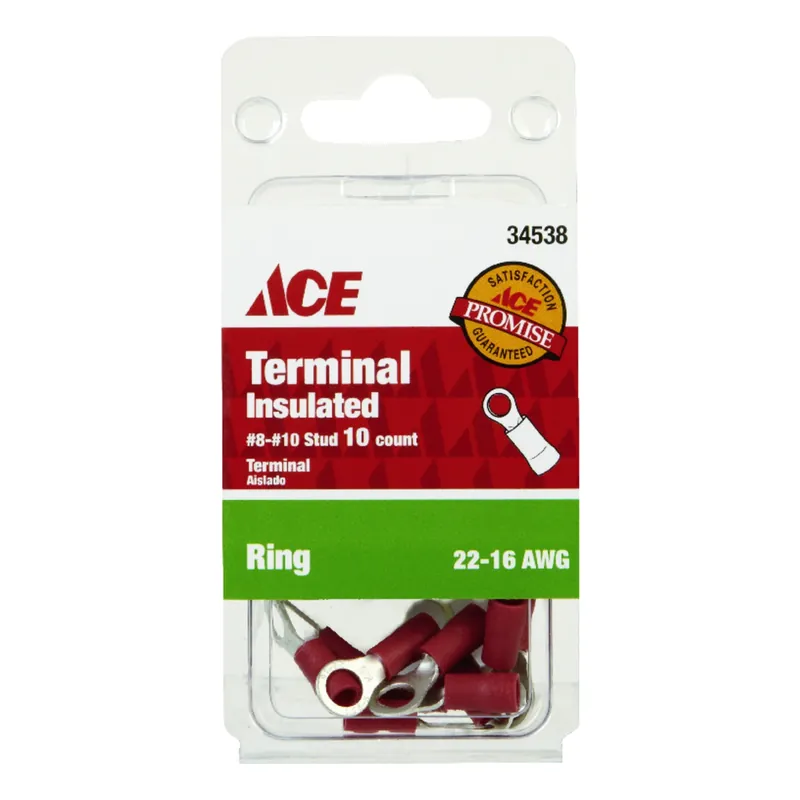 Ace Insulated Wire Ring Terminal 10 Pk