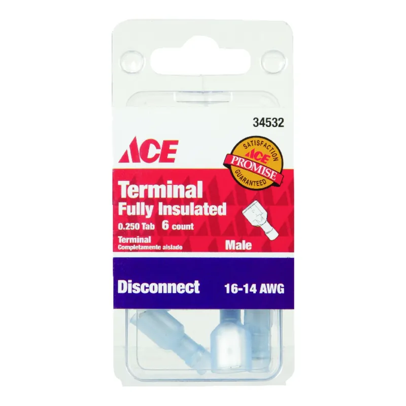 Ace Insulated Wire Male Disconnect 10 Pk