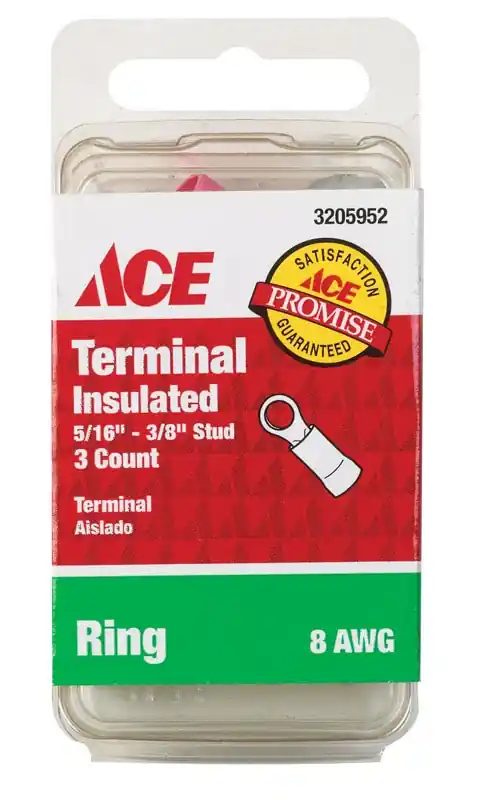 Ace Ring Terminal 3 Pk