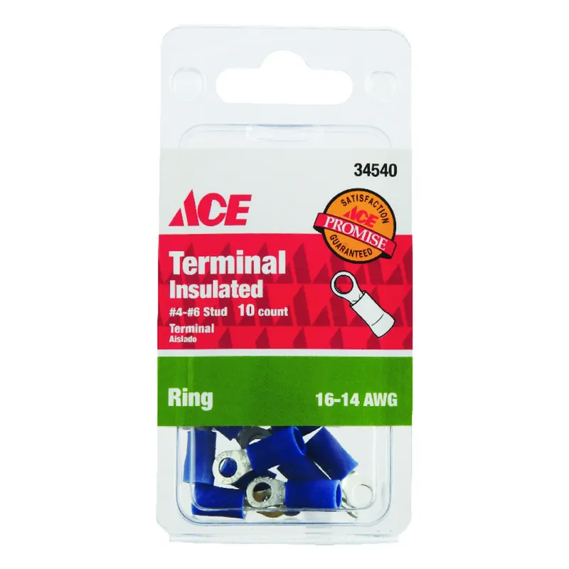 Ace Insulated Wire Ring Terminal 10 Pk