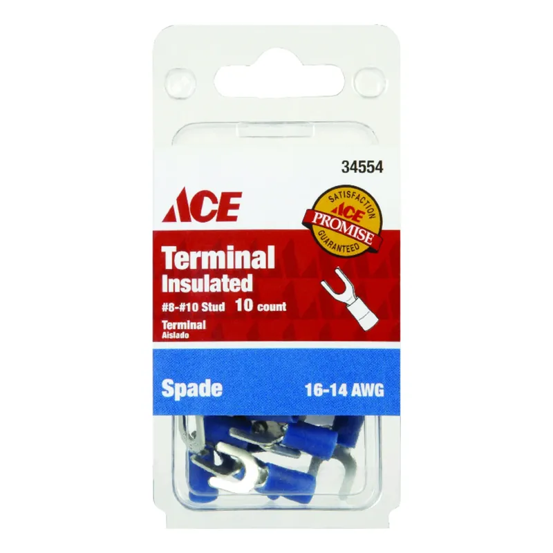 Ace Insulated Wire Spade Terminal 10 Pk