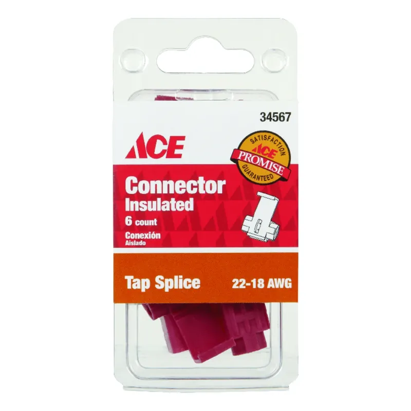Ace Insulated Wire Tap Splice Connector 6 Pk