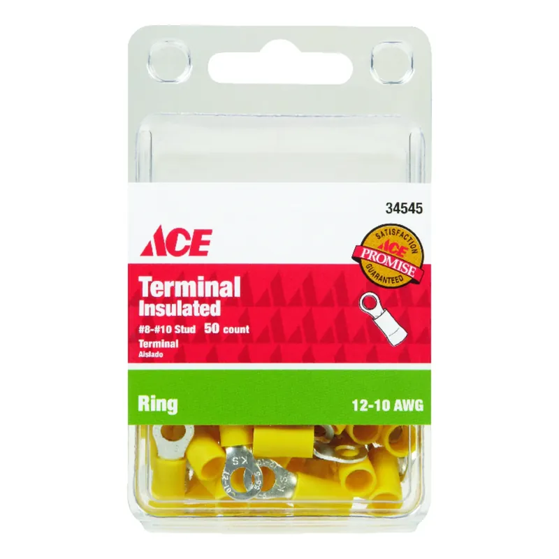 Ace Insulated Wire Ring Terminal 50 Pk