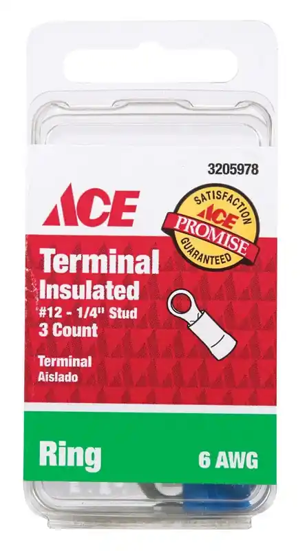 Ace Ring Terminal 3 Pk