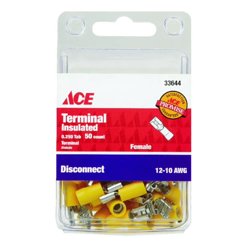 Ace Insulated Wire Female Disconnect 50 Pk