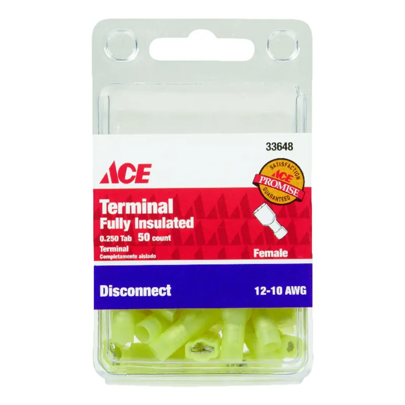 Ace Insulated Wire Female Disconnect 50 Pk