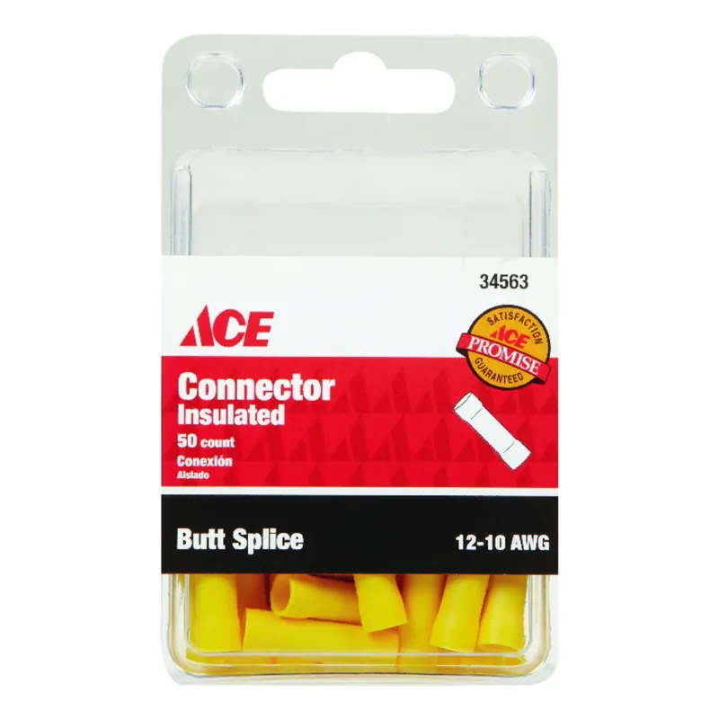 Ace Insulated Wire Butt Connector 50 Pk