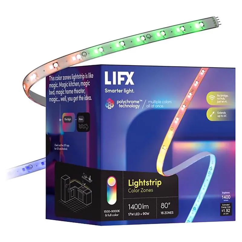 LIFX Smart Home 80 In. L Plug-In LED Smart-Enabled Accent Light 1400 Lm
