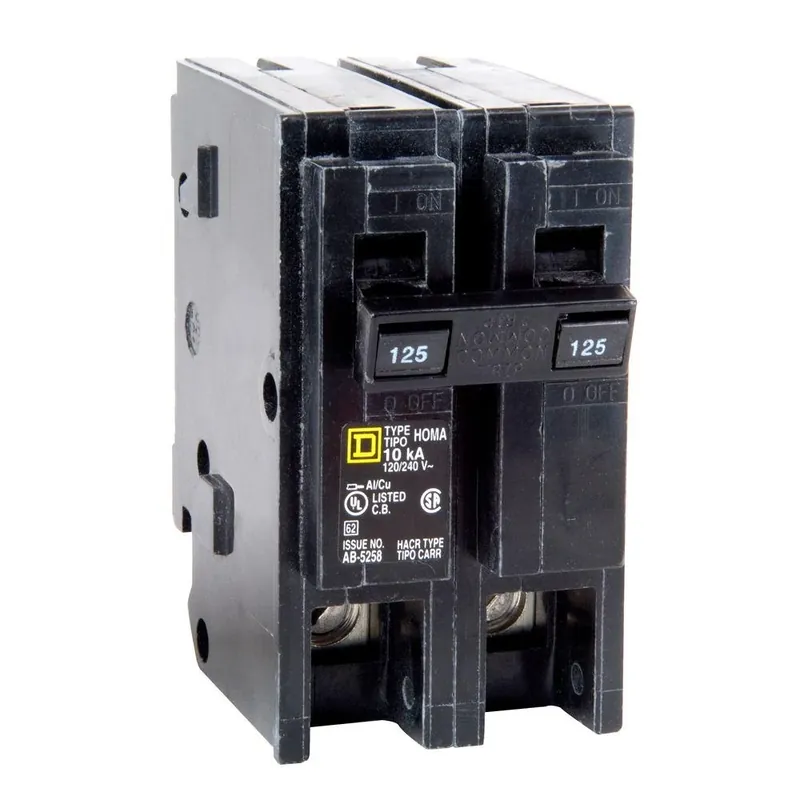 Homeline 125-Amp Double-Pole Circuit Breaker