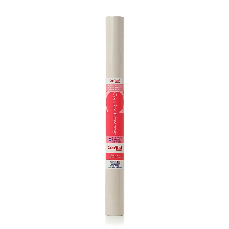 Self-adhesive Multipurpose Shelf Liner Solid Almond 18 In. X 24 Ft.