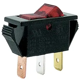15-amp Black Single Pole Light Switch - Durable And Reliable