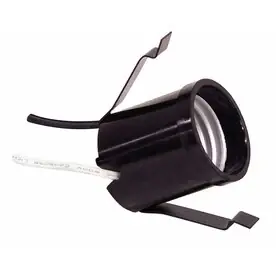 250-watt Black Hard-wired Light Socket For Reliable Illumination