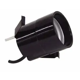 250-watt Black Hard-wired Light Socket For Indoor And Outdoor Use