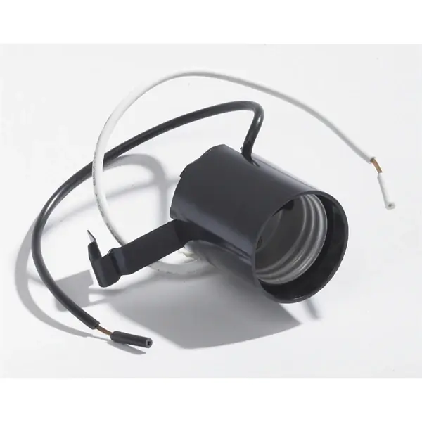 75-watt Black Hard-wired Light Socket Model 884424