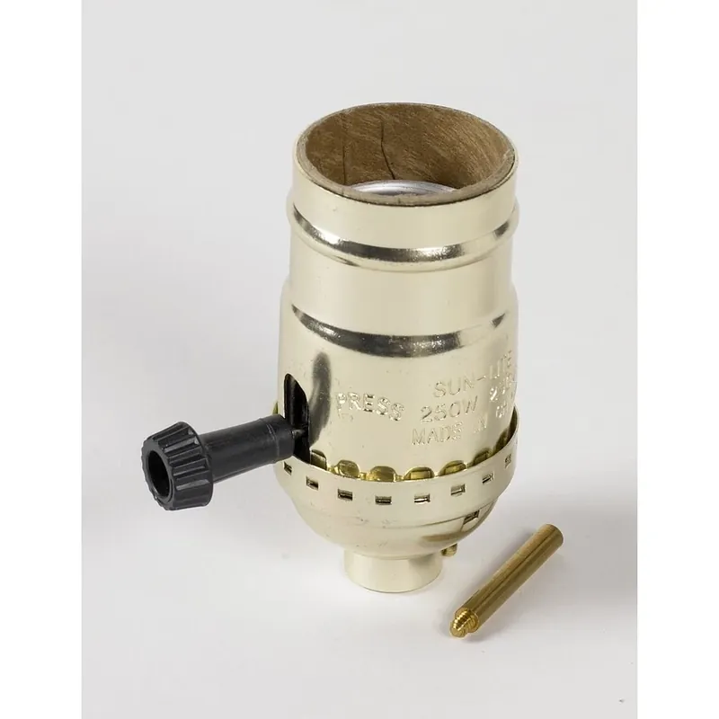 250-watt Black Hard-wired Lamp Socket For Versatile Lighting Solutions