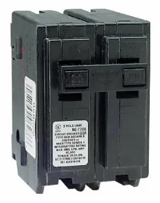 Homeline 20 Amp Double Pole Circuit Breaker For 120/240 Volt Systems