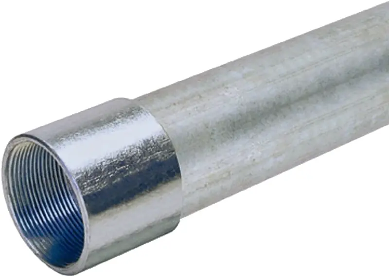Rigid Conduit, Galvanized Steel, 2.5 In. X 10 Ft.
