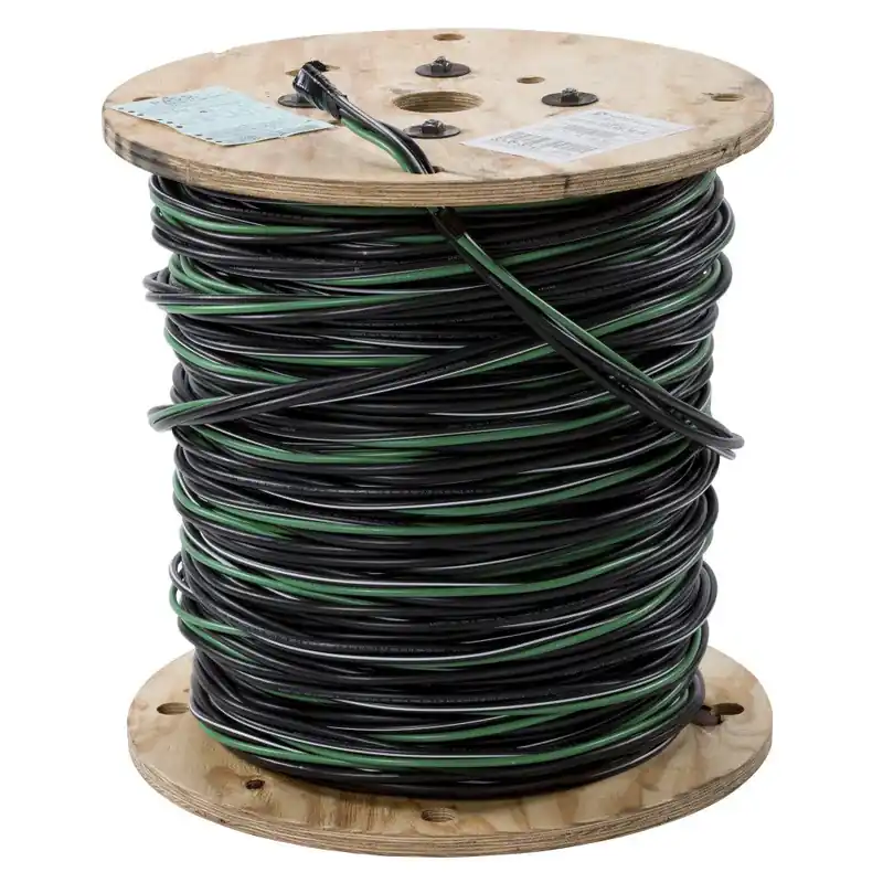 500 Feet 2-2-4-6 Black Stranded Aluminum Use-2 Cable For Mobile Homes