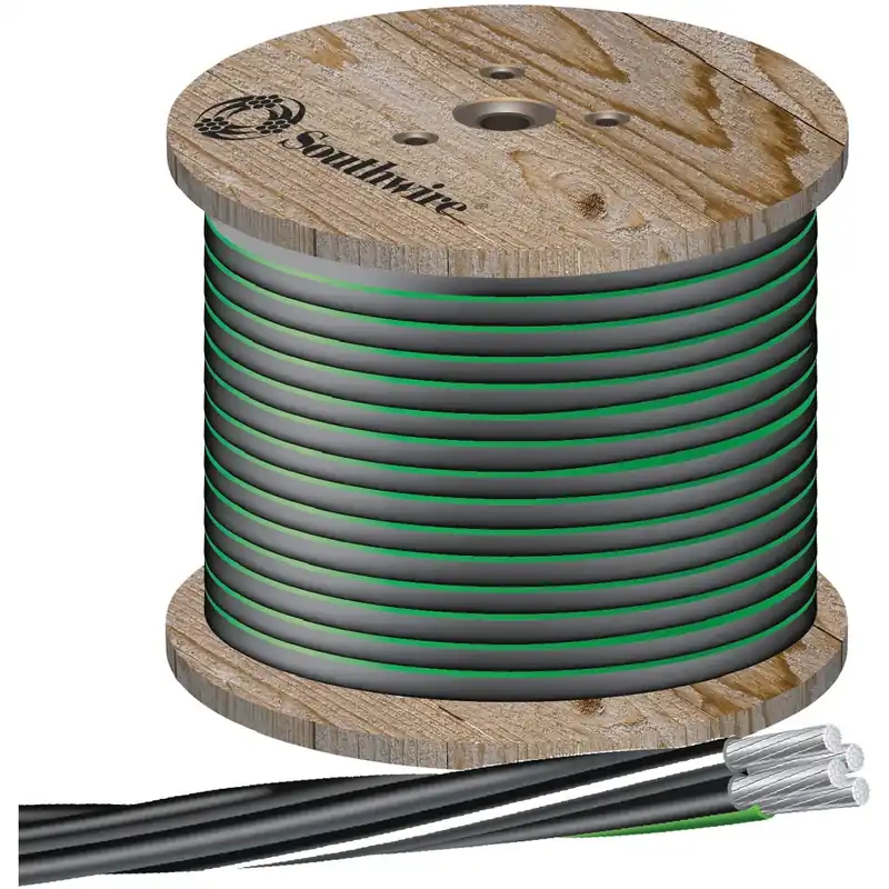 500 Ft. 4/0-4/0-2/0-4 Aluminum Underground Service Entrance Cable