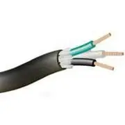 Seoow Power Supply Cord 10 Awg 250 Ft With Black Rubber Jacket