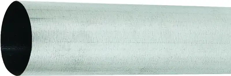 Dsprp283 3 Inch Galvanized Plain Round Downspout - 28 Gauge, 10 Feet Long
