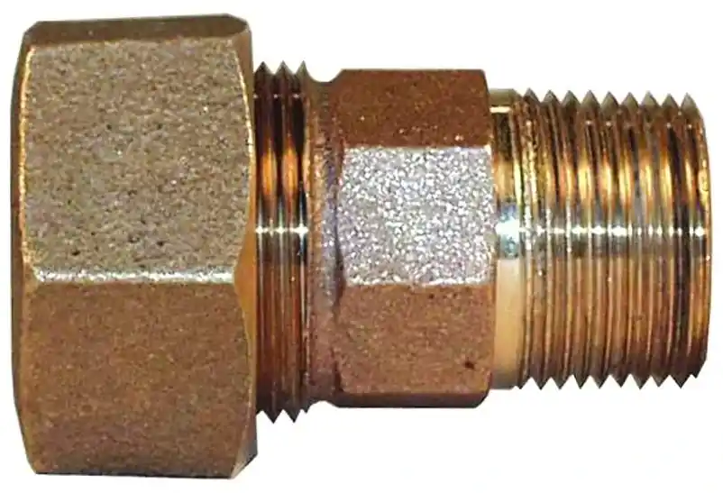Bronze 3/4" Compression‑to‑MNPT Pipe Coupling – Legend T‑4350NL, 100 psi Rating