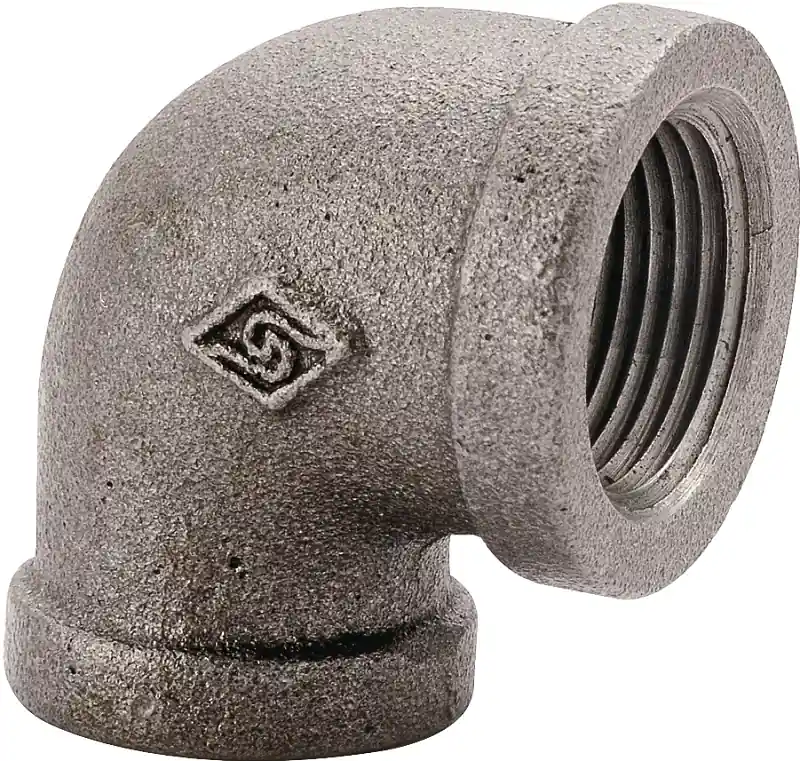 3/4 Inch Black 90 Degree Elbow - Model 2a-3/4b, Solid Brass Construction