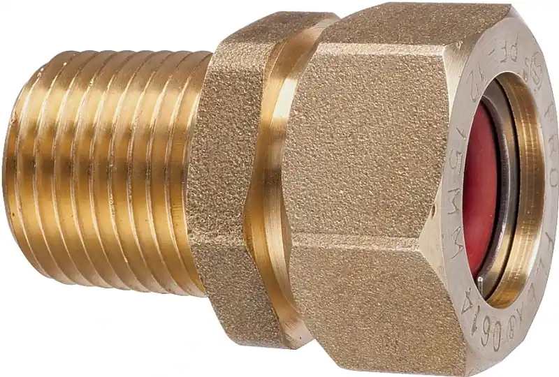 1/2 Inch Brass Male Fitting For Gas Supply Systems