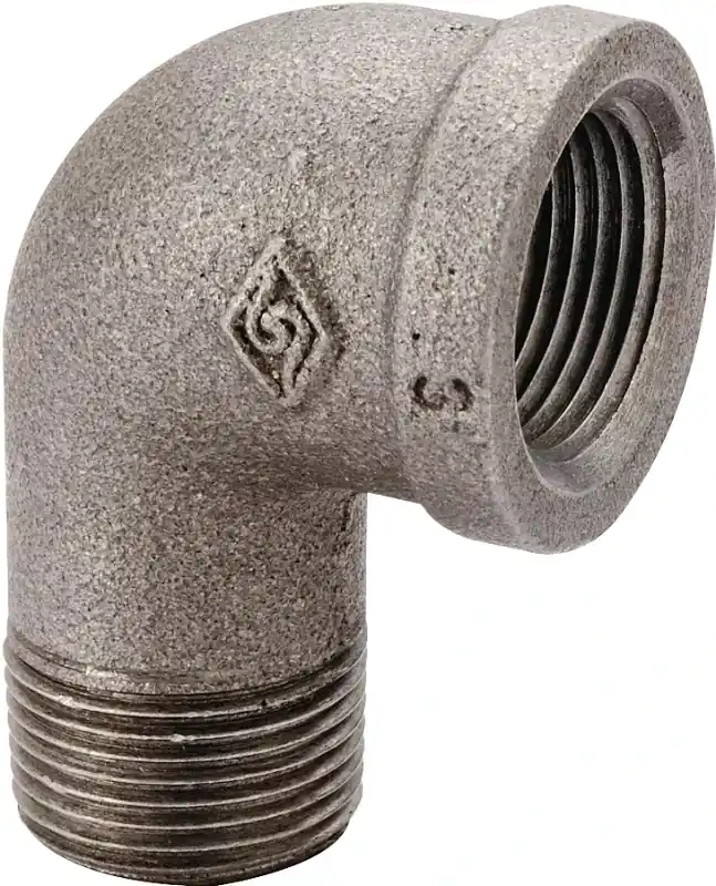 3/4 Inch Black Malleable Iron 90 Degree Street Elbow Model 6-3/4b
