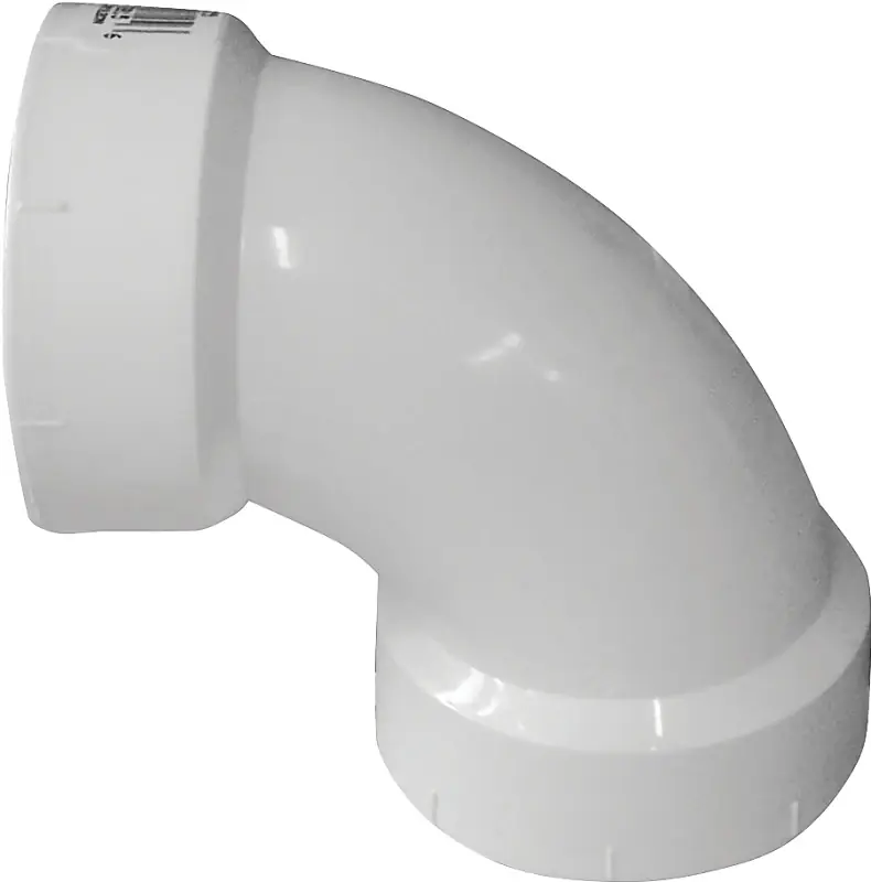 6 Inch Pvc 90 Degree Sanitary Dwv Elbow Pipe Fitting