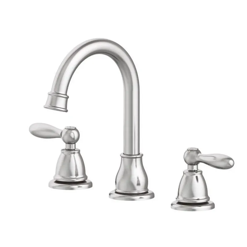 Oakbrook Jennifer Brushed Nickel Traditional Widespread Faucet – 8" High‑Arc