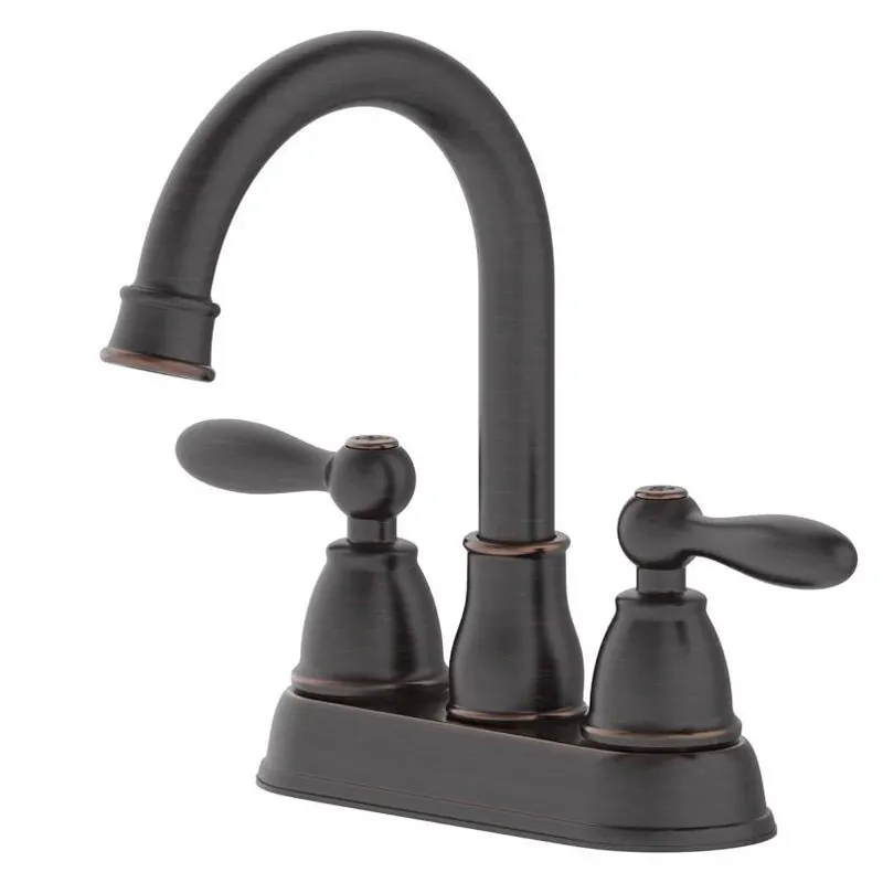 Oakbrook Jennifer Oil‑Rubbed Bronze 4‑Inch Centerset Bathroom Faucet – Classic High‑Arc Design