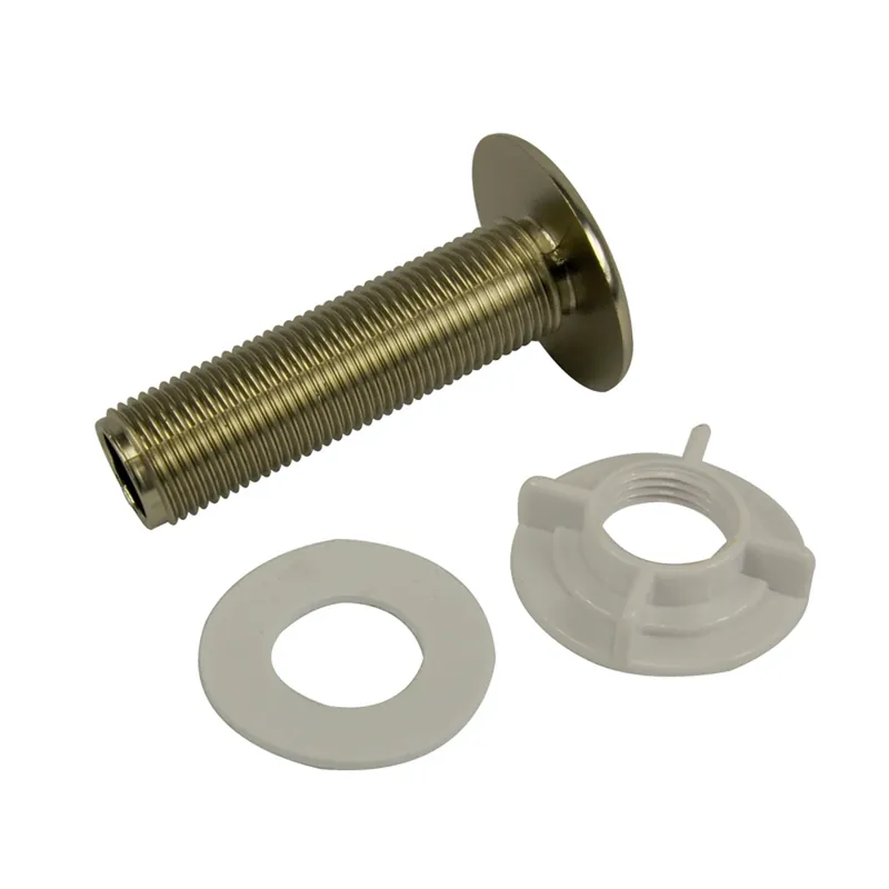 Universal Faucet Hole Cover 1-3/4 Inch Brushed Nickel Plastic