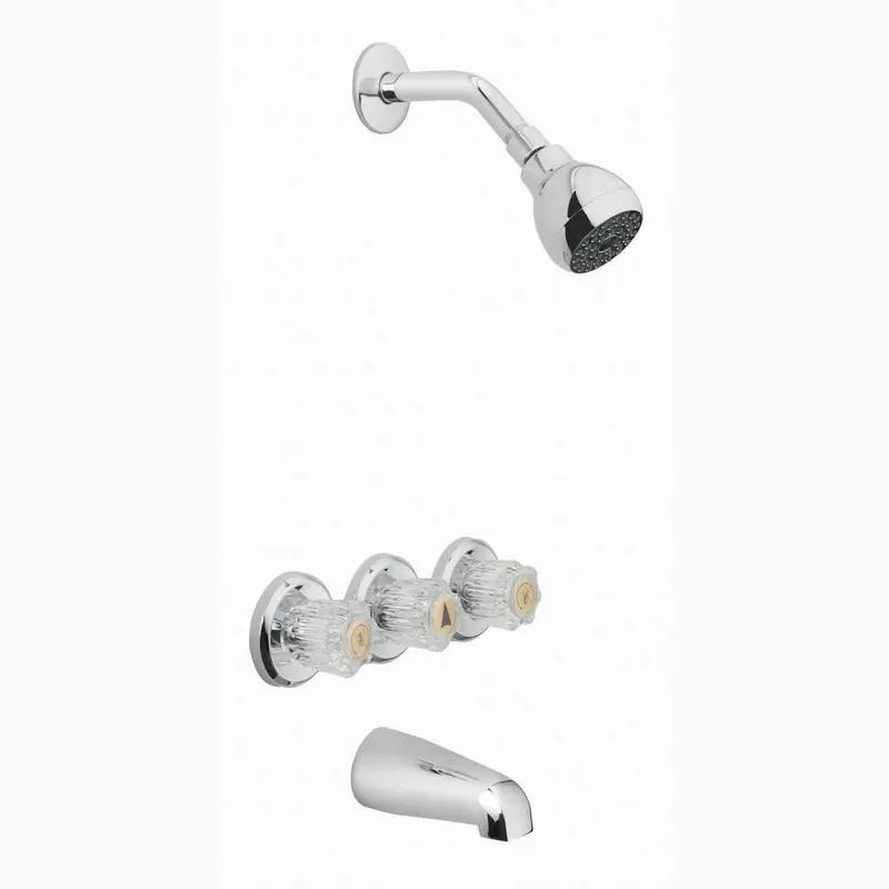 TUB/SHWR FCT 3HNDL CHRM