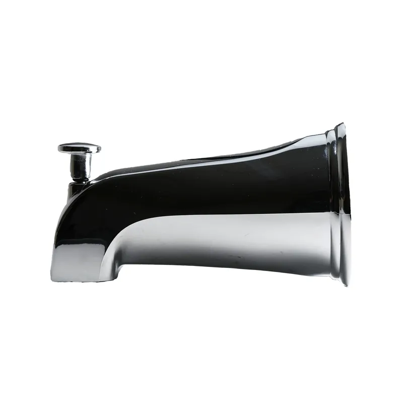 Chrome Diverter Tub Spout For Delta, 5-1/4 Inch Reach, Metal Construction