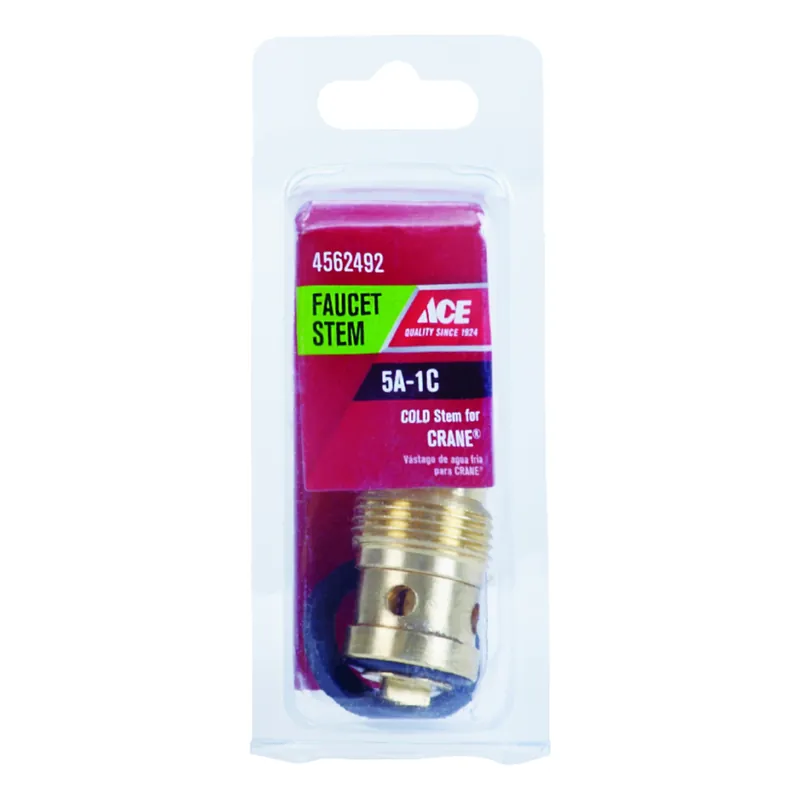 5a-1c Cold Faucet Stem For Crane Faucets - Durable Brass Construction