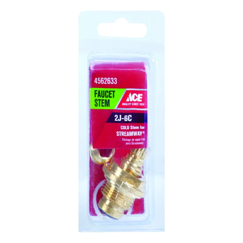 2j-6c Low Lead Cold Faucet Stem For Streamway Faucets - Metal Construction