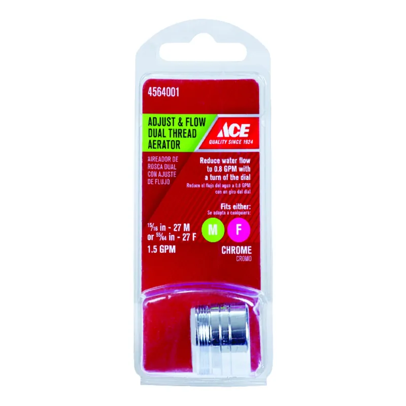 Ace Dual Thread Aerator 15/16 In. X 55/64 In. Chrome