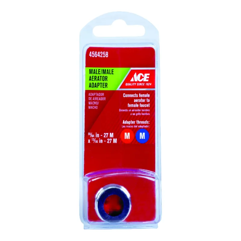 Ace Male Aerator Adapter 55/64 Or 13/16 In. X 0 In. Chrome