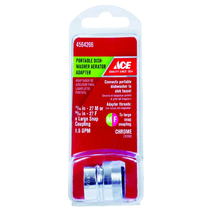 Ace Aerator Adapter 15/16 In. X 55/64 In. Chrome