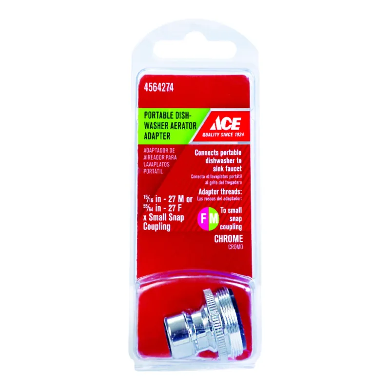 Ace Aerator Adapter 15/16 In. X 55/64 In. Chrome