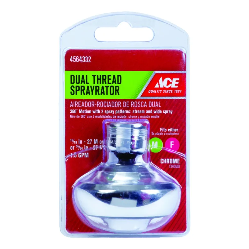 ACE Swivel Sprayrator 15/16 In. X 55/64 In. Chrome