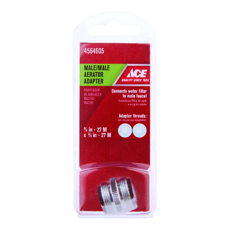 Ace Male Aerator Adapter 3/4 In. Chrome