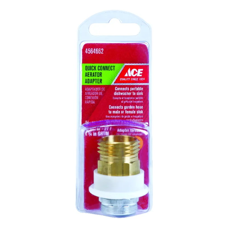 ACE Quick Connect Adapter 15/16 In. X 55/64 In. Chrome