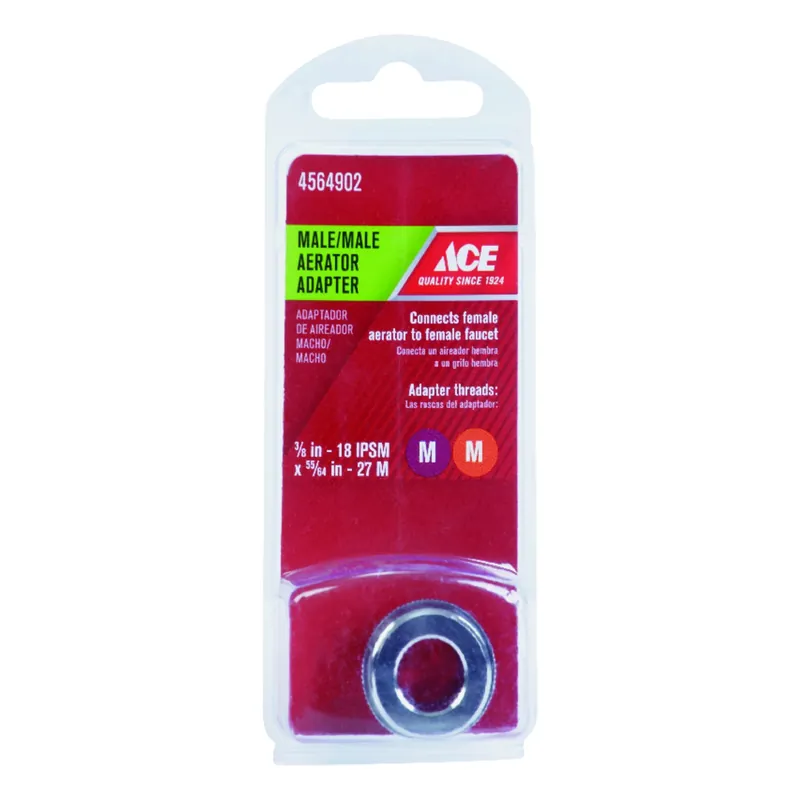ACE Aerator Adapter 3/8 In. X 55/64 In. Chrome