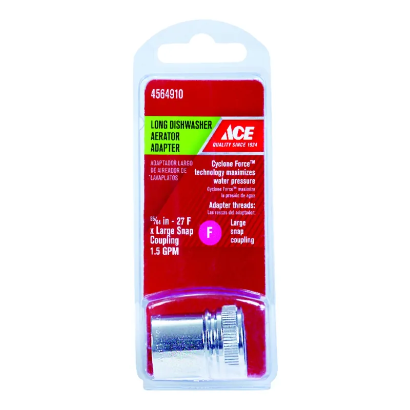 ACE Aerator Adapter 0 In. X 55/64 In. Chrome
