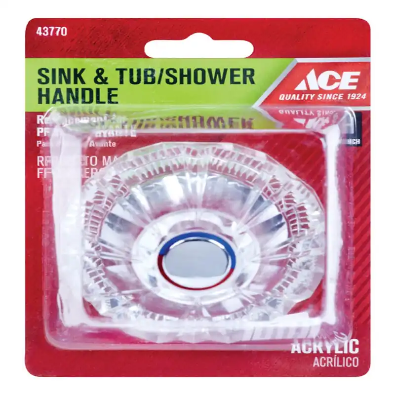 Avante Clear Acrylic Faucet Handles For Price Pfister Bathroom And Tub/shower Faucets