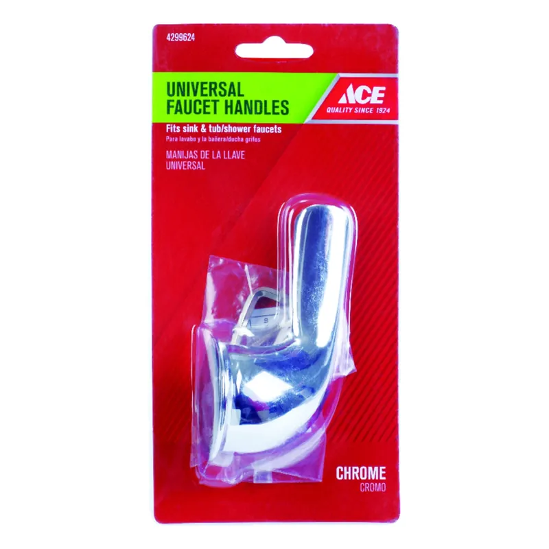 Universal Chrome Diverter Faucet Handle For Sink, Tub And Shower - Model A0080023